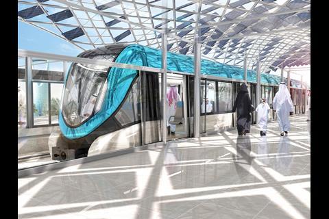 The Siemens trainsets for Riyadh metro lines 1 and 2 will have aluminium bodyshells and a top speed of 90 km/h.